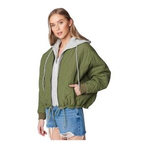 Blank NYC Hook Up Hooded Jacket NWT